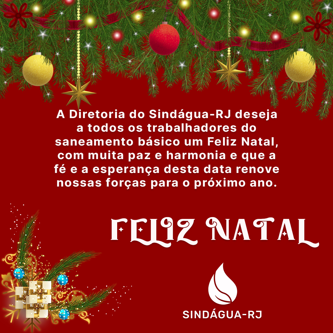Mensagem de Natal do Sindágua-RJ