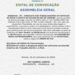 Convocação – Assembleia Geral Rio+ Saneamento